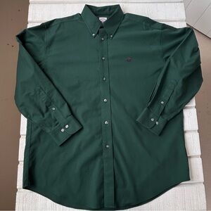 Brooks Brothers Men’s Oxford Button Down Shirt Madison Fit Evergreen Size Large